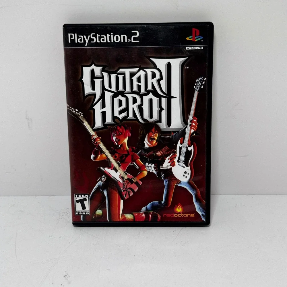 Guitar Hero II 2 Sony PlayStation 2 PS2 Game CIB Complete w/ Manual RedOctane